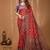 maroon silk blend zari woven work sarees