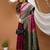 purple silk blend zari woven work sarees