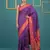 purple pink soft silk blend with gold zari motifs zari woven saree 