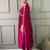 Wine vichitra embroidered ethnic kurta pant dupatta set