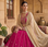 Pink Glamorous Faux Georgette Lehenga Set with Sequins & Thread Embroidery