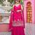 Pink georgette moti palazo set