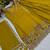 Mustard georgette moti palazzo set