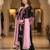 Black rayon embroidered palazzo set