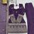 Dark-purple silk blend embroidered palazzo set