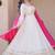 Designer cosmos gown with real mirror work & moss butti dupatta for women