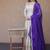 Designer cosmos gown with real mirror work & moss butti dupatta for women