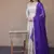 Designer cosmos gown with real mirror work & moss butti dupatta for women