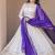 Designer cosmos gown with real mirror work & moss butti dupatta for women