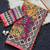 Multi Color  Ajrakh Print And  Real Mirror work Silk Saree