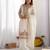 Designer pure fendy silk sharara suit set with heavy embroidery beads work & dupatta