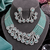 Mint Lagoon AD Necklace Ensemble