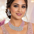 Pink aurora floral diamond necklace ensemble