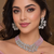 Pink aurora floral diamond necklace ensemble