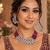 Ruby royale american diamond necklace set