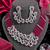 Ruby royale american diamond necklace set