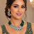 Emerald grace american diamond bridal set