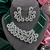 Emerald grace american diamond bridal set