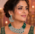 Emerald grace american diamond bridal set