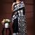 Monochrome abstract grid malmal cotton saree with bold black & white batik-style prints