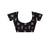 Monochrome abstract grid malmal cotton saree with bold black & white batik-style prints