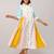 cotton embroidered midi dress