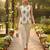 Womens cream viscose rayon floral printed boat neck regular top