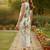 Womens cream viscose rayon floral printed boat neck regular top