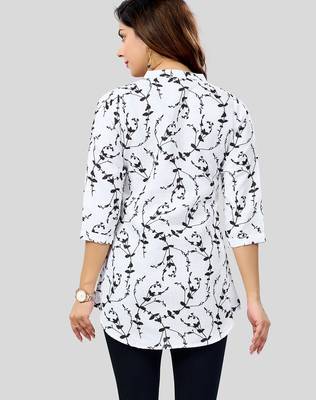  cotton blend printed short kurti 2