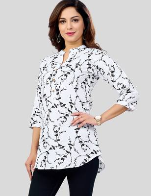  cotton blend printed short kurti 3