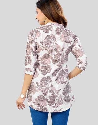  cotton blend printed short kurti 2