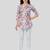  cotton blend printed short kurti