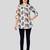  cotton blend printed short kurti