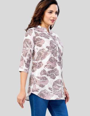  cotton blend printed short kurti 4