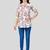  cotton blend printed short kurti