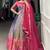 Timeless Blue Zari Weaving Silk Festive Wear Gown With Dupatta