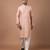 Onion pink cotton silk kurta set