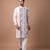 Powder pink embroidered cotton silk kurta set