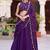 Stunning Purple Sequins Silk Festival Wear Lehenga Choli with Dupatta