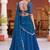 Glamorous Blue Sequins Art Silk Wedding Wear Lehenga Choli