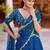 Glamorous Blue Sequins Art Silk Wedding Wear Lehenga Choli