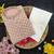 Peach cotton thread embroidery work kid's kurta pyjama