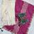 Designer draped skirt set with sequins shrug & tube blouse