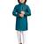 Rama viscose sequins embroidery work kid's kurta pyjama