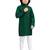 Green viscose sequins embroidery work kid's kurta pyjama