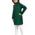 Green viscose sequins embroidery work kid's kurta pyjama