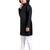 Black viscose sequins embroidery work kid's kurta pyjama
