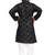 Black soft cotton sequins work work kid's kurta pyjama