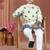 Teal rayon chikankari work work kid's kurta pyjama