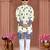 Blue rayon chikankari work work kid's kurta pyjama